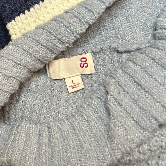 SO Brand Striped Knitted Sweater(s) SIZE L Juniors - Picture 8 of 9